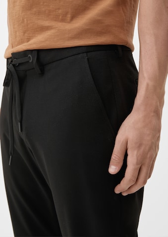 s.Oliver BLACK LABEL Regular Pantalon in Zwart