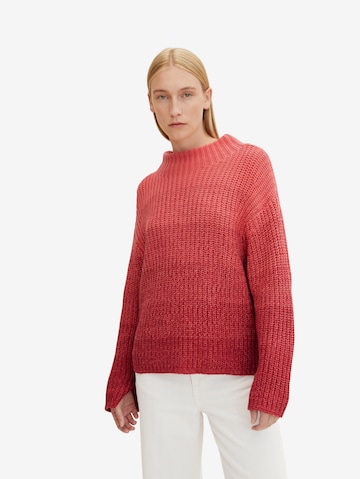 Pull-over TOM TAILOR en rouge