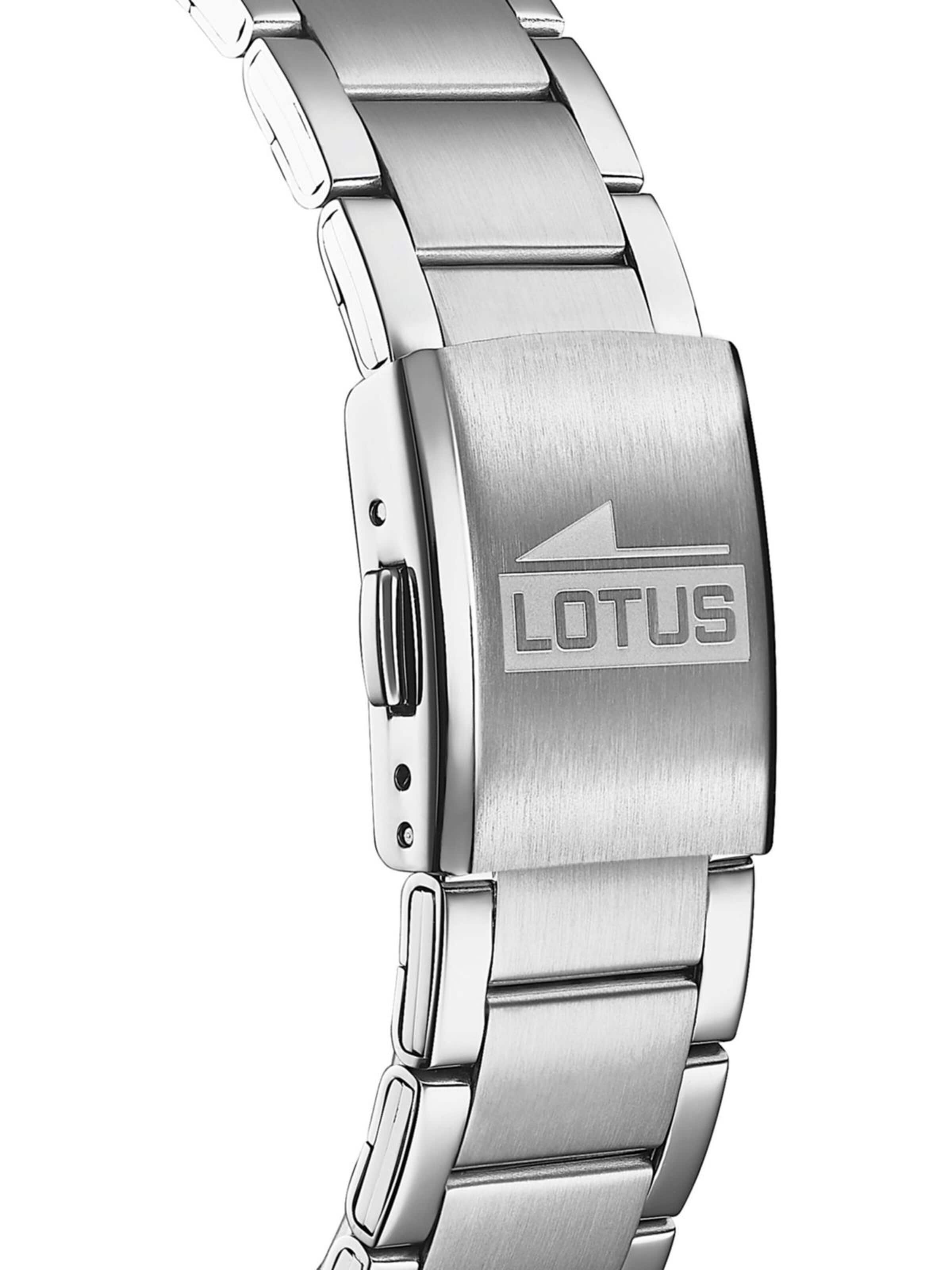 Montre à affichage analogique Lotus en blanc
