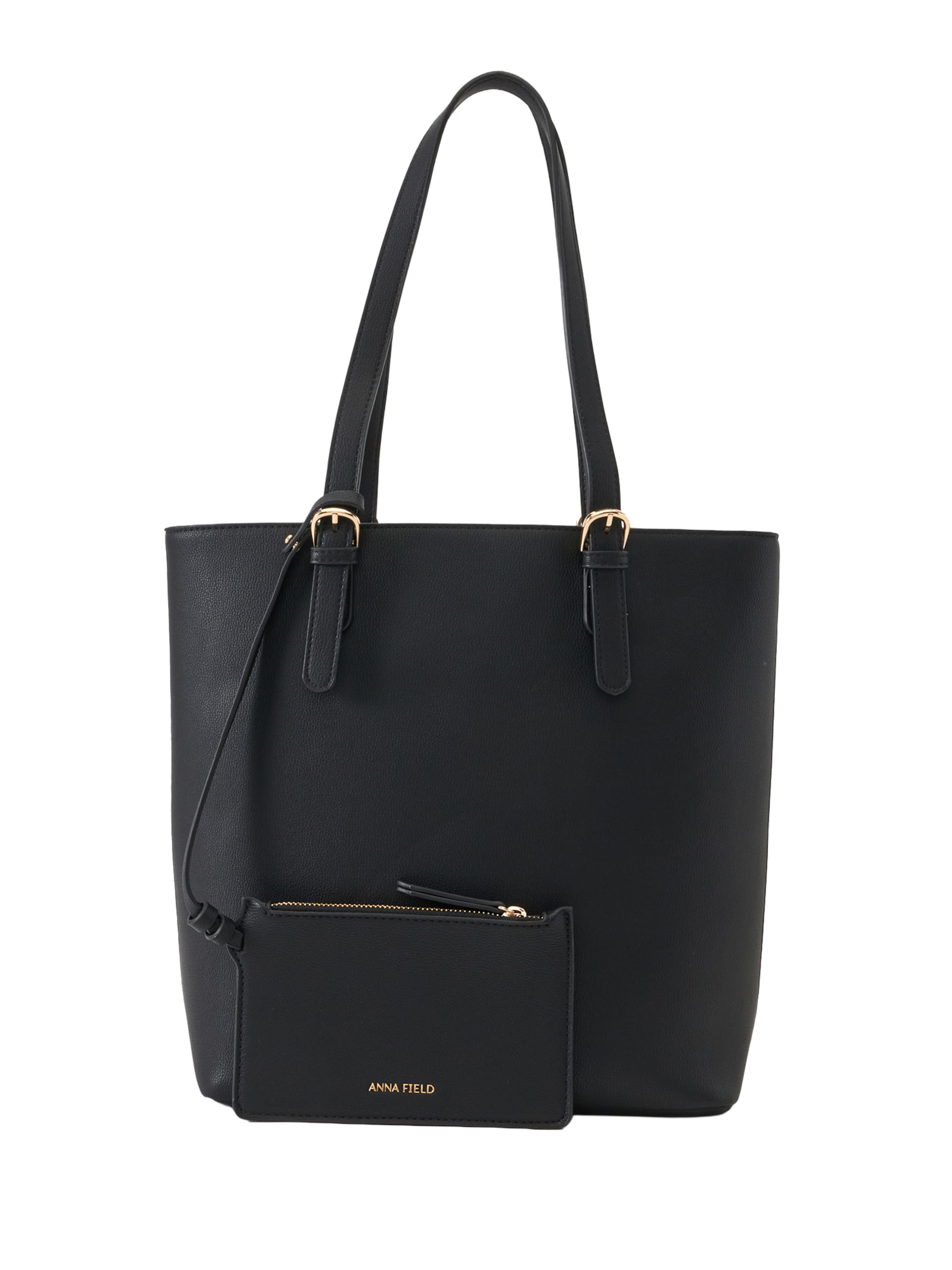 Anna Field - Shopper en negro: frente