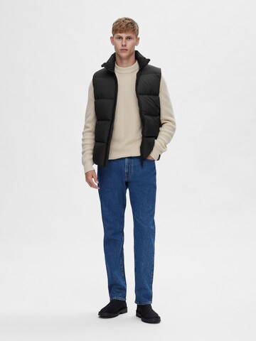 SELECTED HOMME Bodywarmer 'DOORS' in Zwart