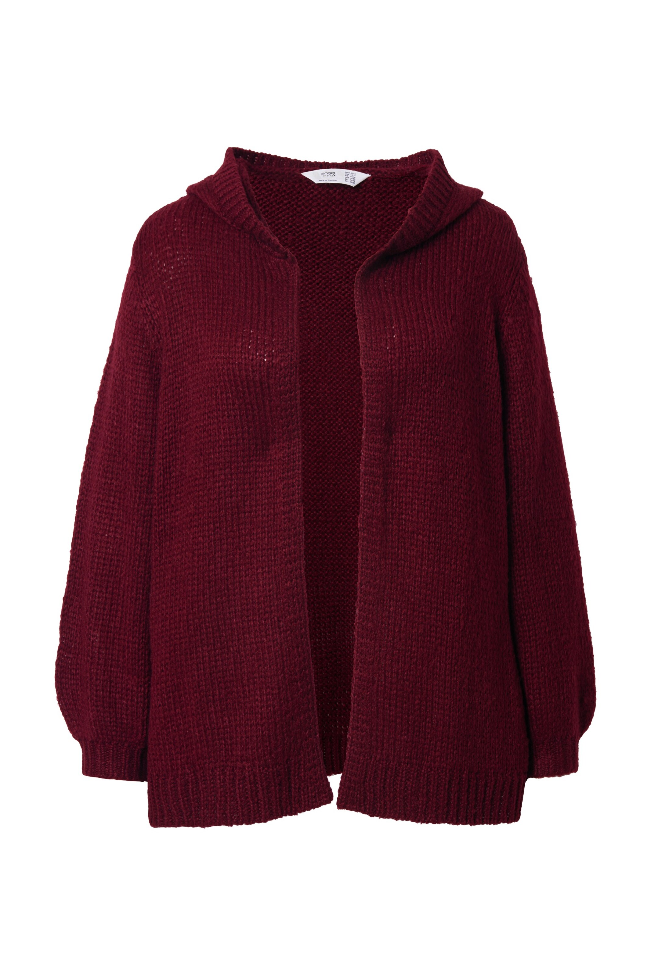 Angel of Style Strickjacke in Rot: Vorderseite