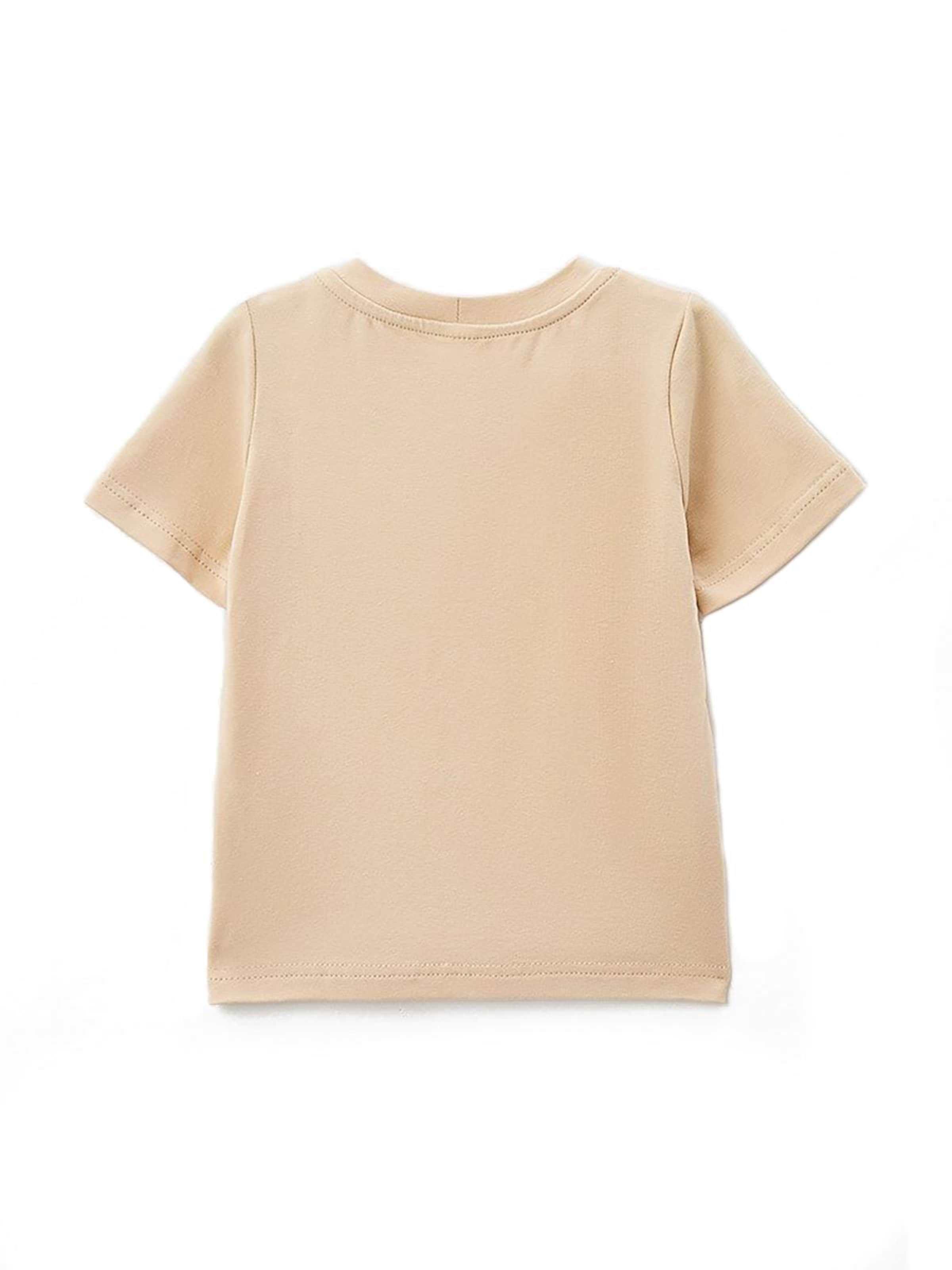 Cat e Lolette - Camiseta 'School Cat' en beige