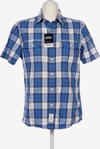 Abercrombie & Fitch Button Up Shirt in L in Blue: front
