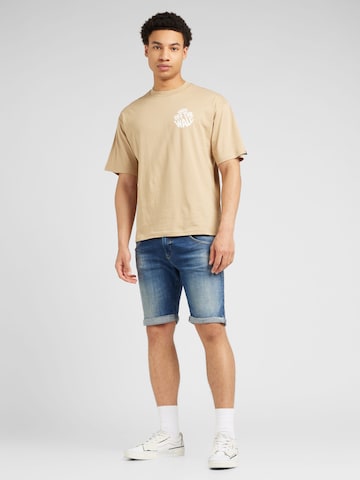 VANS T-Shirt 'CIRCLE' in Braun