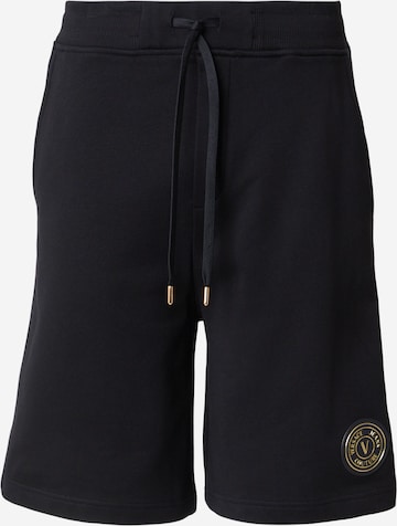 Versace Jeans CoutureLoosefit Hlače - crna boja: prednji dio