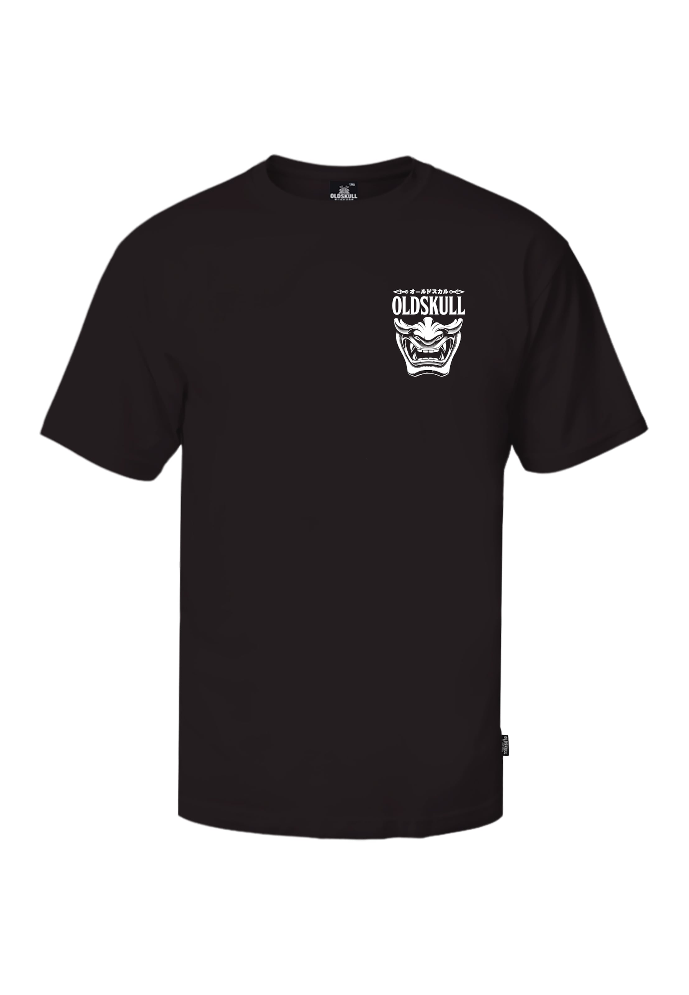 Oldskull Shirt 'Asian Triple Mask' in Black