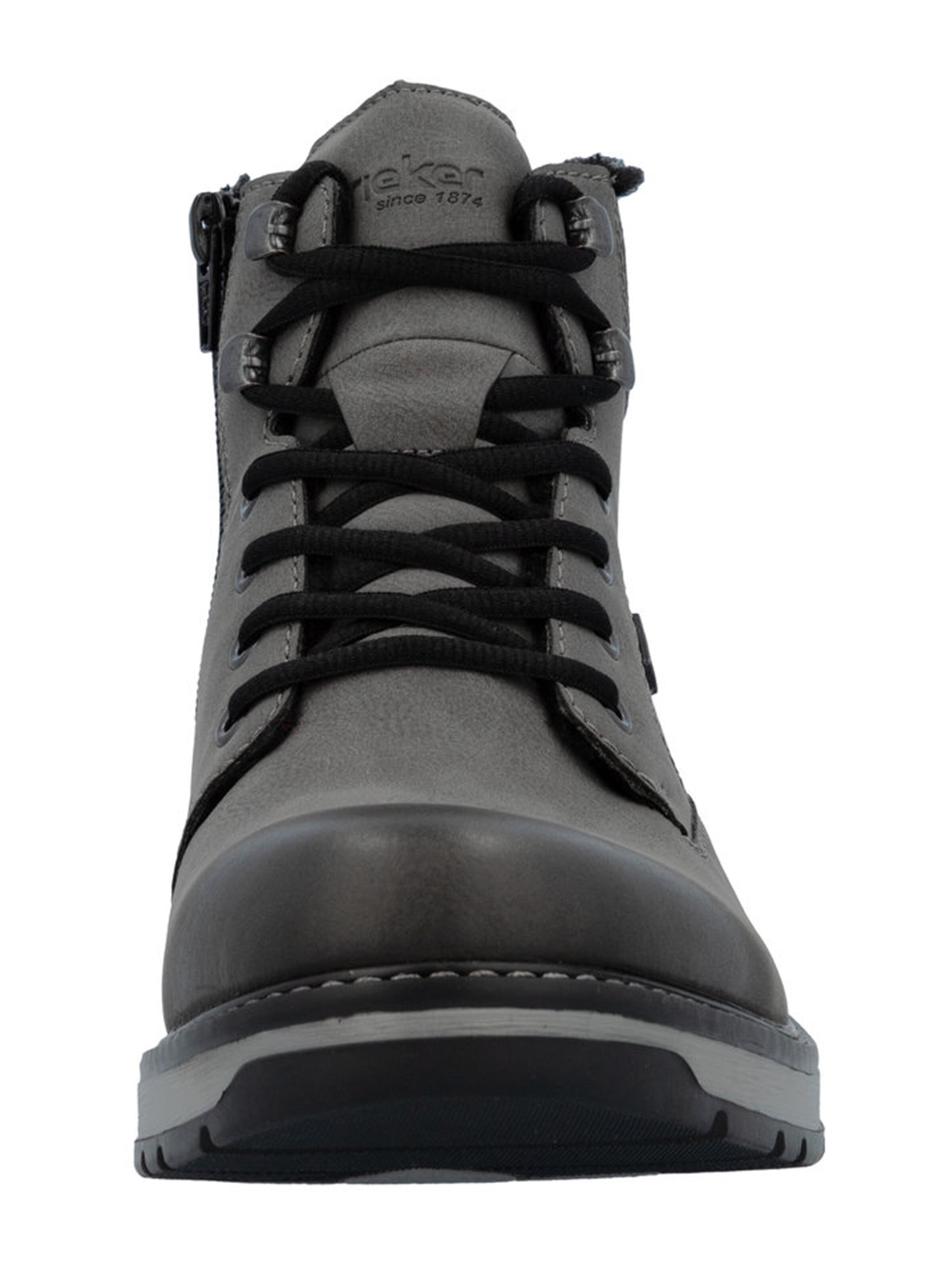 Rieker Боти с връзки в сиво