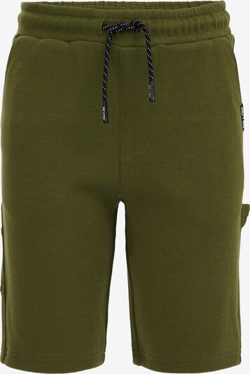 Pantaloni WE Fashion di colore verde scuro, Visualizzazione prodotti