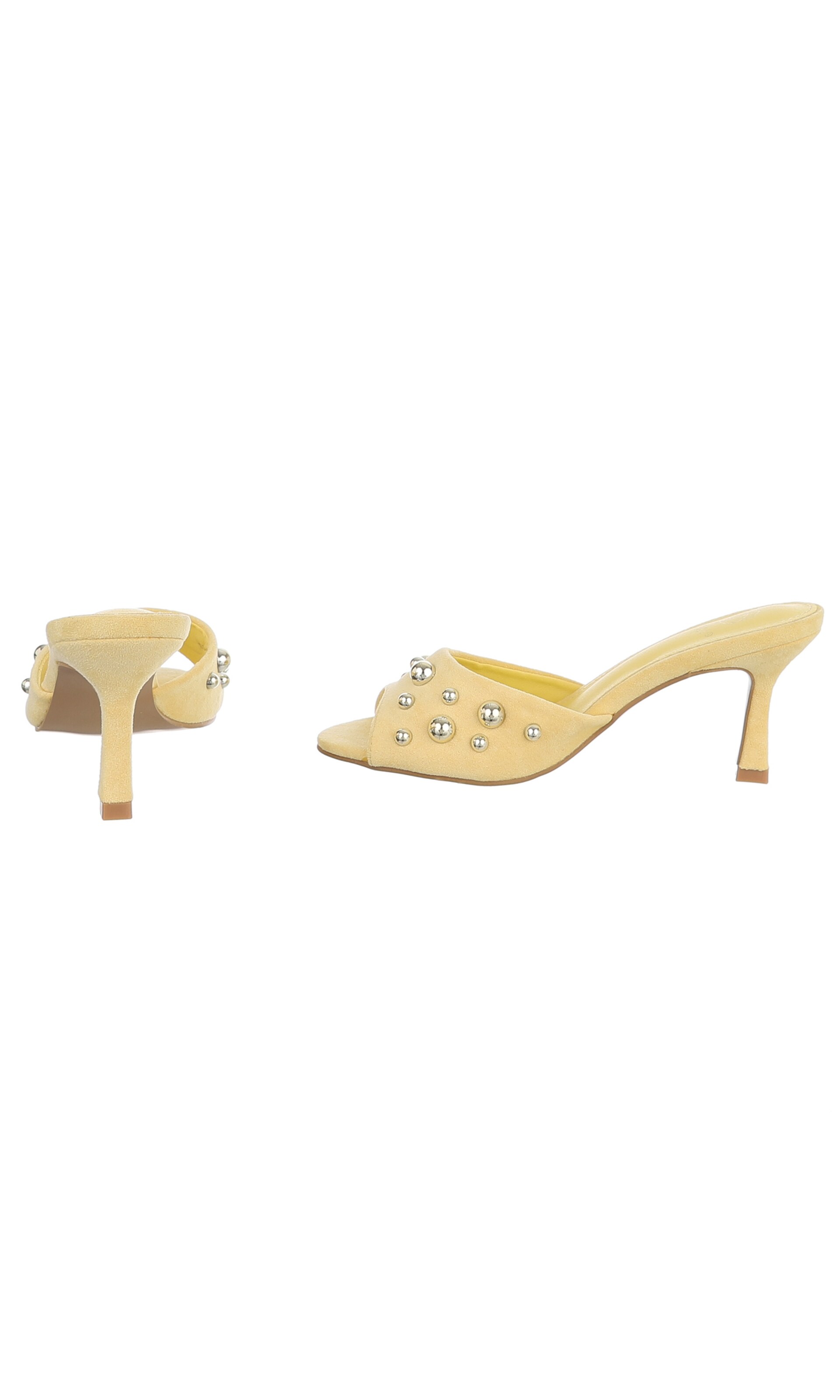 Ital-Design Pantolette in Gelb
