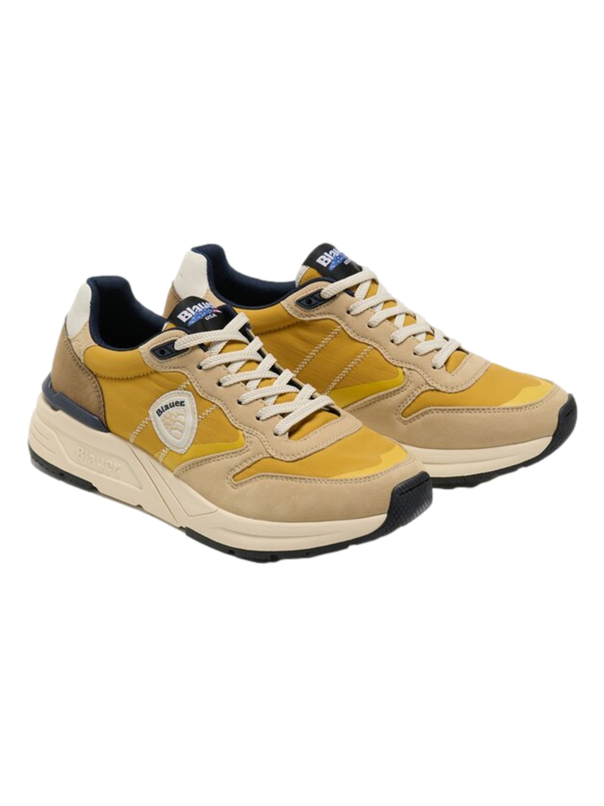 Blauer.USA Sneakers 'Ray' in Yellow