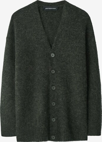 Adolfo Dominguez Knit Cardigan in Green: front