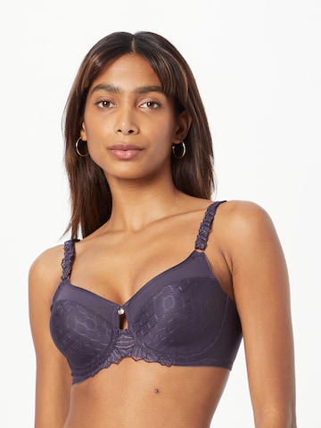 TRIUMPH - Soutien de tecido Soutien 'Azalea' em roxo: frente