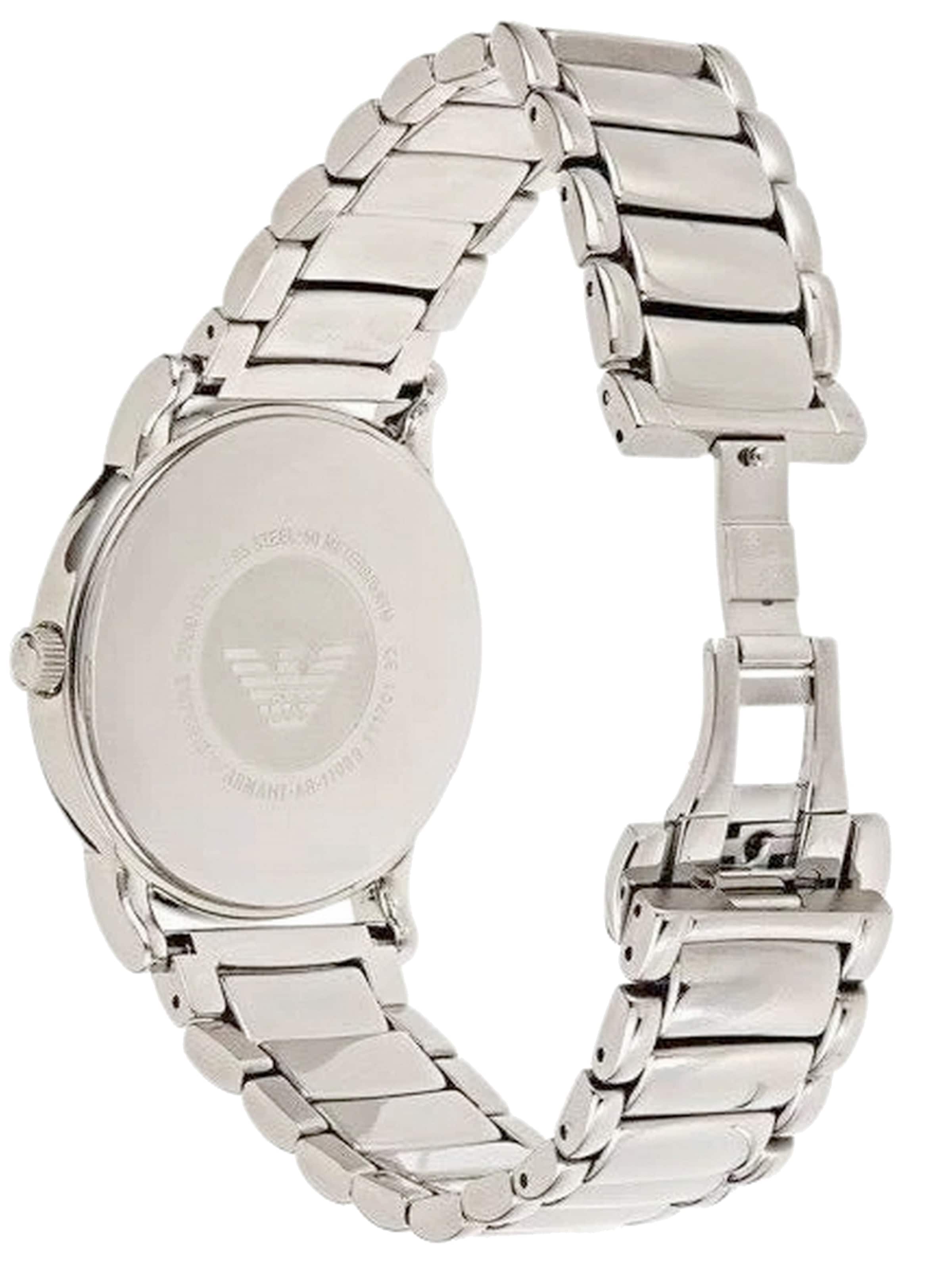 Montre à affichage analogique 'Luigi' Emporio Armani en argent