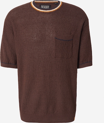 SCOTCH & SODA Pullover in Braun: Vorderseite