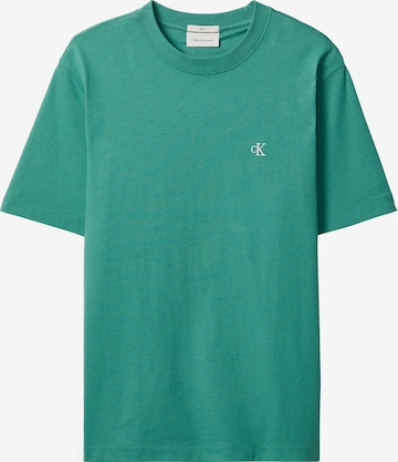 T-Shirt Calvin Klein Jeans en vert : devant