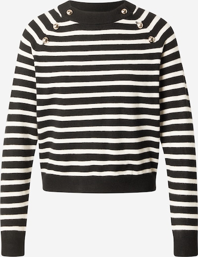 Megztinis 'VMHAPPY' iš VERO MODA, spalva – juoda / balta, Prekių apžvalga