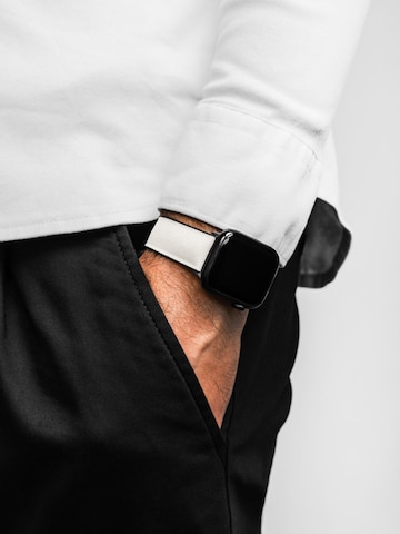 HIRSCH Armbänder - Reloj digital 'Arne for Apple Watch' en gris