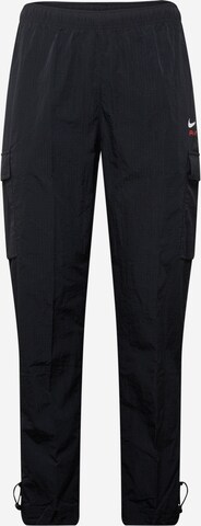 Tapered Pantaloni cu buzunare 'AIR' de la Nike Sportswear pe negru: față