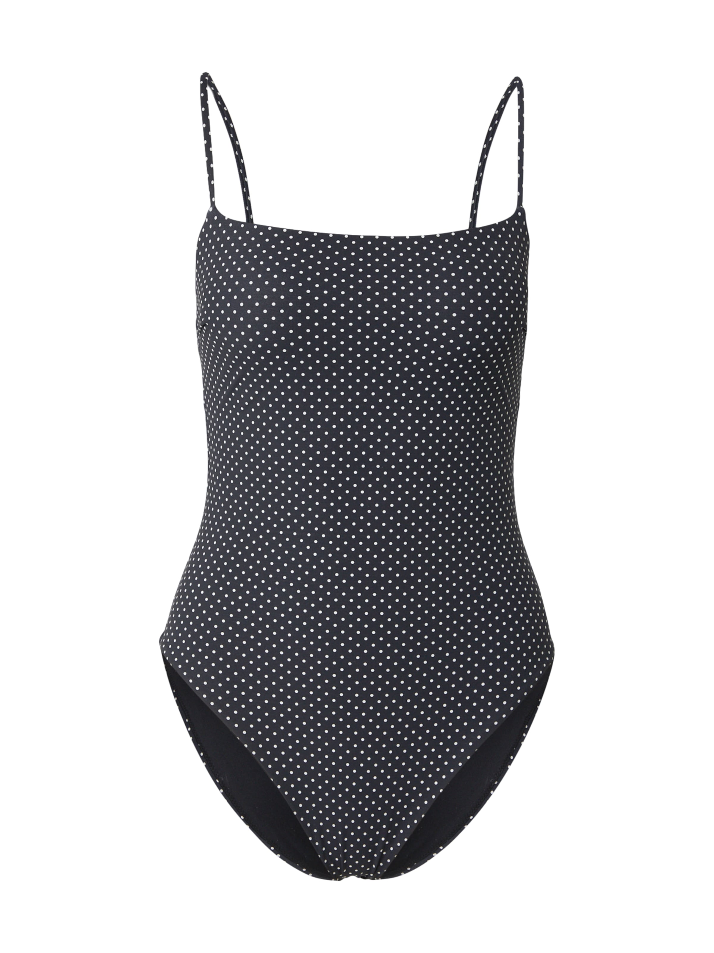 & Other Stories Μπουστάκι Ολόσωμο μαγιό σε μαύρο: μπροστά