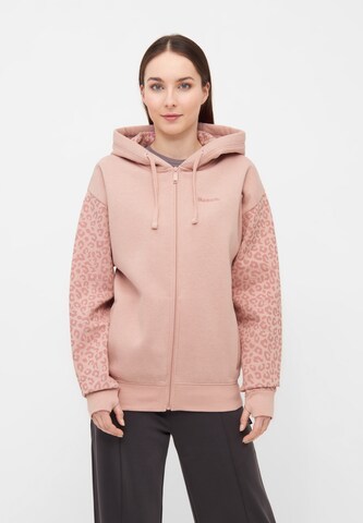 BENCH Sweatjacke in Pink: Vorderseite