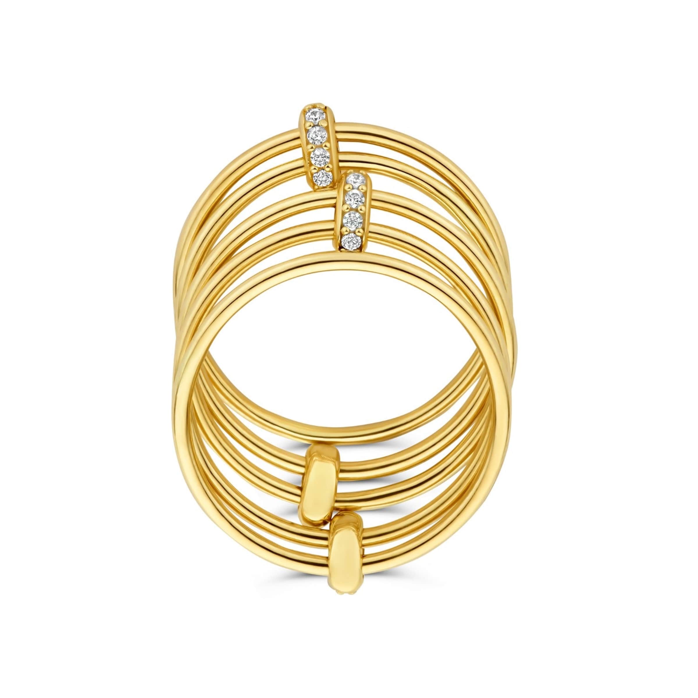 Isabel Bernard Ring in Goud