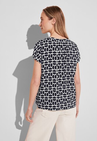 STREET ONE Bluse in Blau