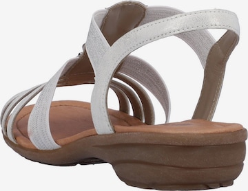 REMONTE Páskové sandály – bílá