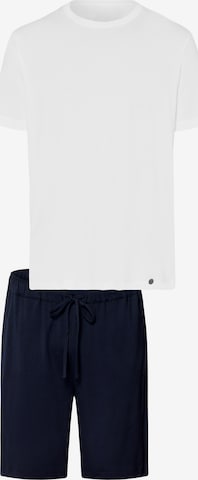 Hanro Pyjama kort 'Night & Day' in Wit: voorkant