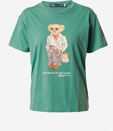 Polo Ralph Lauren Shirt 'Madras' in Groen: voorkant