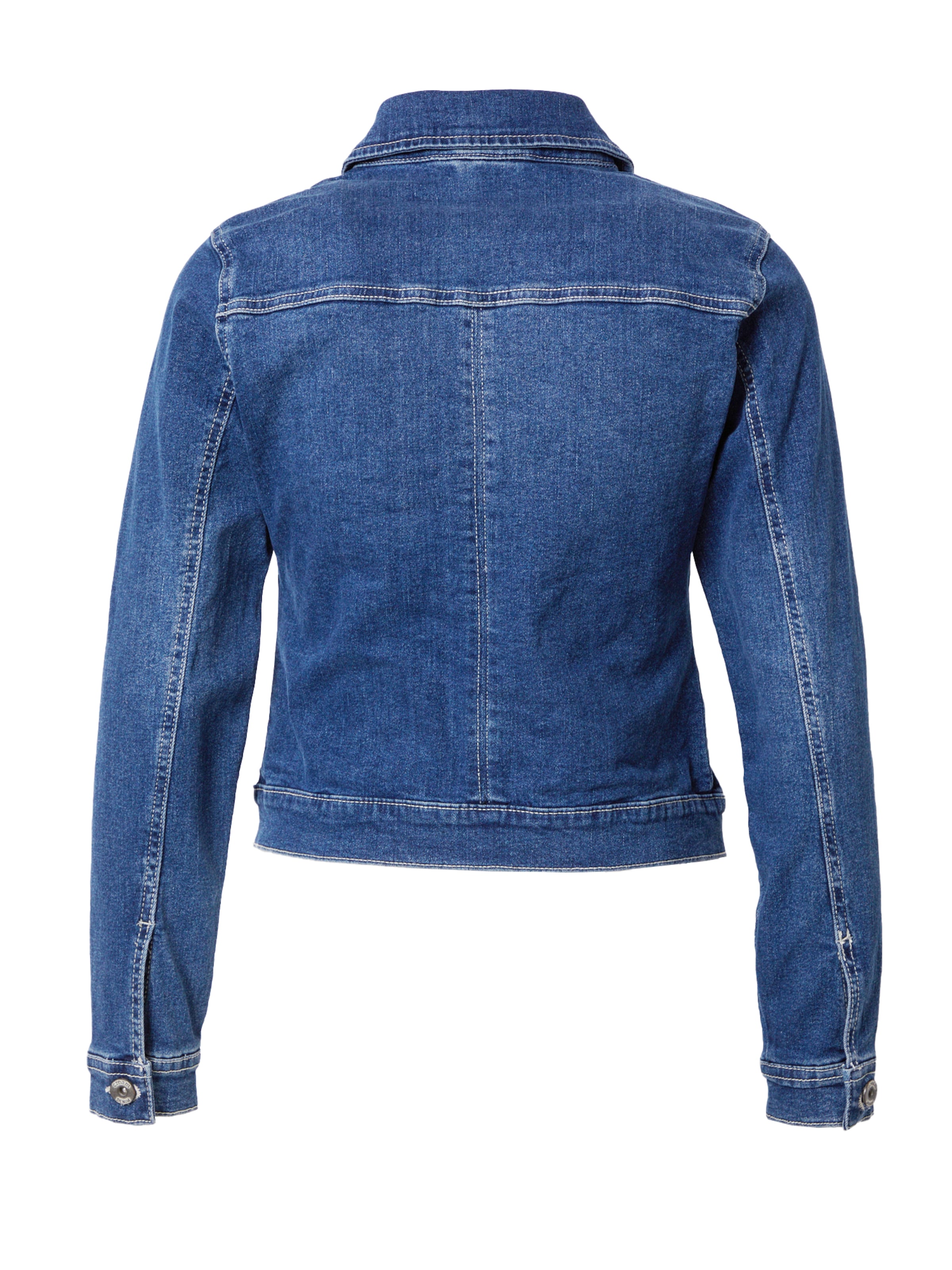 Cream Between-Season Jacket 'Lisa' in Blue