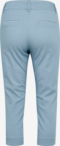 Coupe slim Pantalon 'Lea' Kaffe en bleu