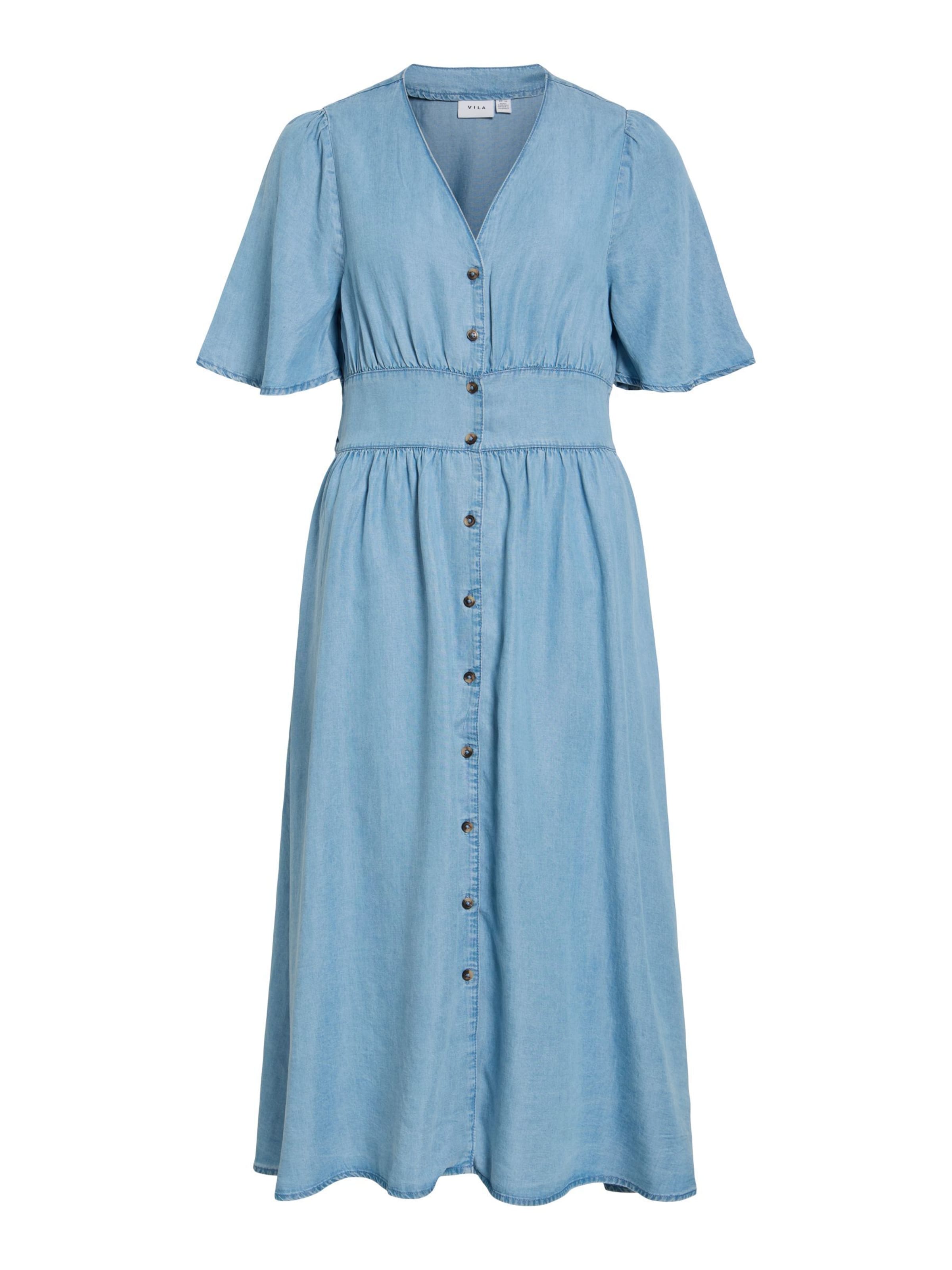 VILA Kleid 'VIMai' in Blau: Vorderseite