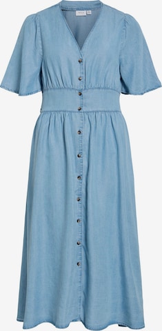 Robe-chemise 'VIMai' VILA en bleu : devant