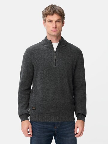 CAMEL ACTIVE Sweater in Grey: front