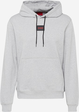 HUGO - Sweatshirt 'Daratschi214' em cinzento: frente