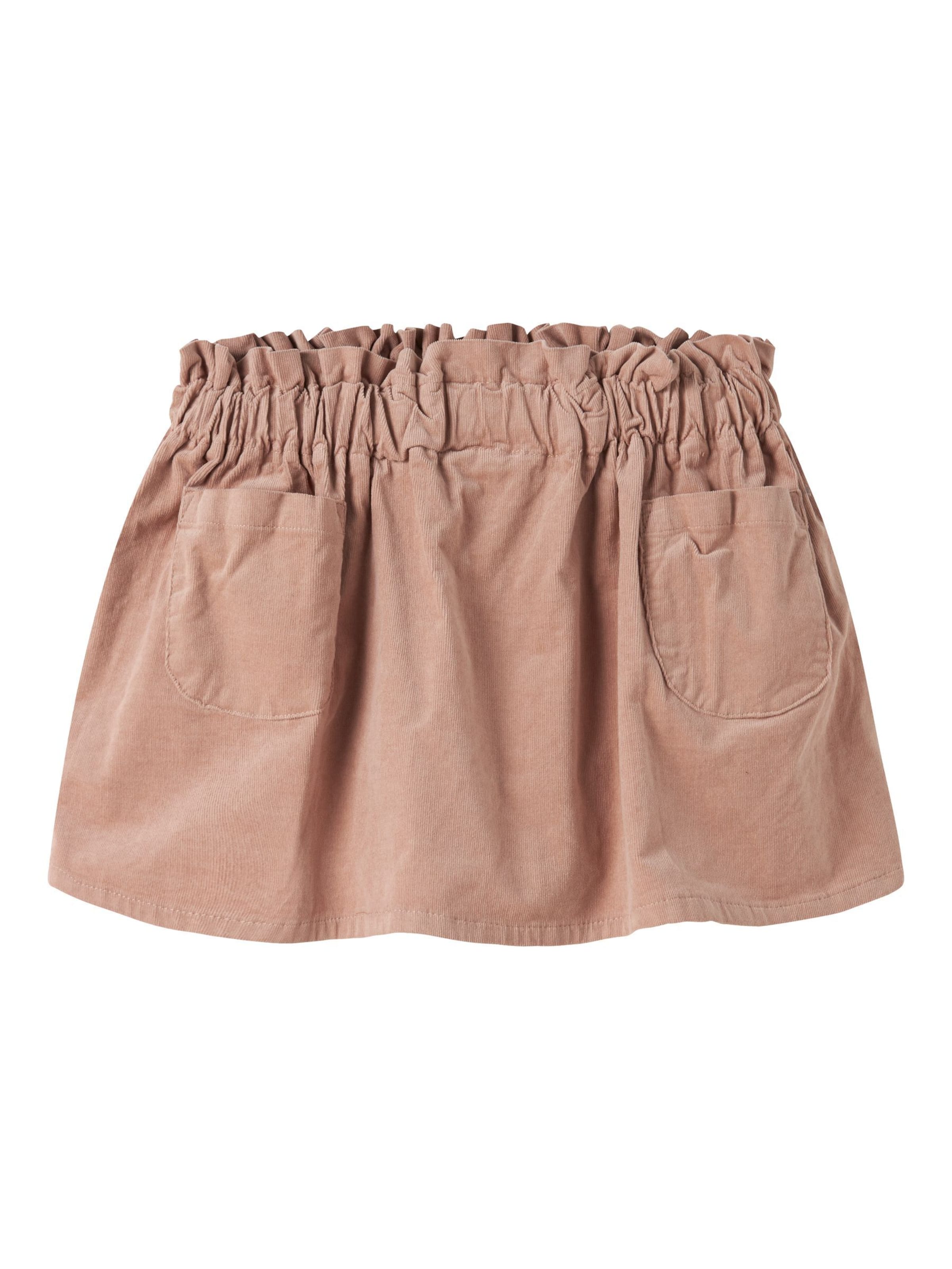 Lil'Atelier - Falda en marrón: frente