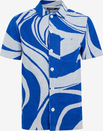 J.Lindeberg Overhemd 'Billy' in Blauw: voorkant