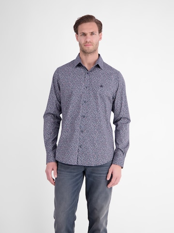 LERROS Regular fit Button Up Shirt in Blue: front