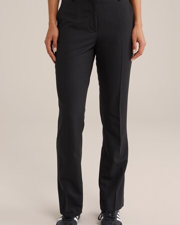 Bootcut Pantaloni di WE Fashion in nero: frontale