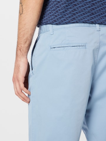UNITED COLORS OF BENETTON Ohlapna forma Chino hlače | modra barva