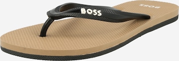 Flip-flops 'Tracy' de la BOSS Black pe negru: față