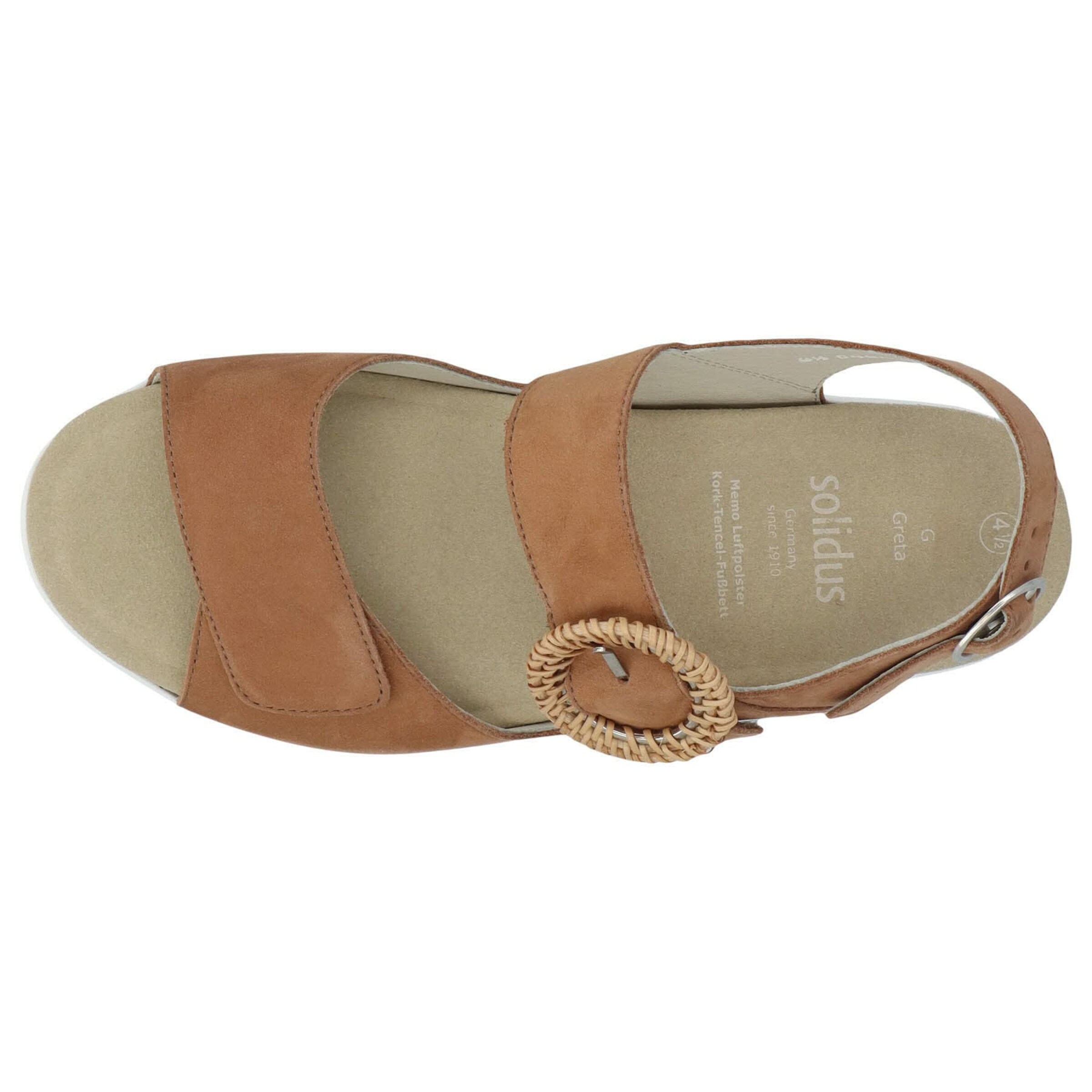 SOLIDUS Sandale in Braun