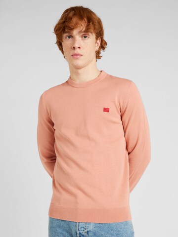 HUGO - Pullover 'San Cassius-C1' em vermelho: frente