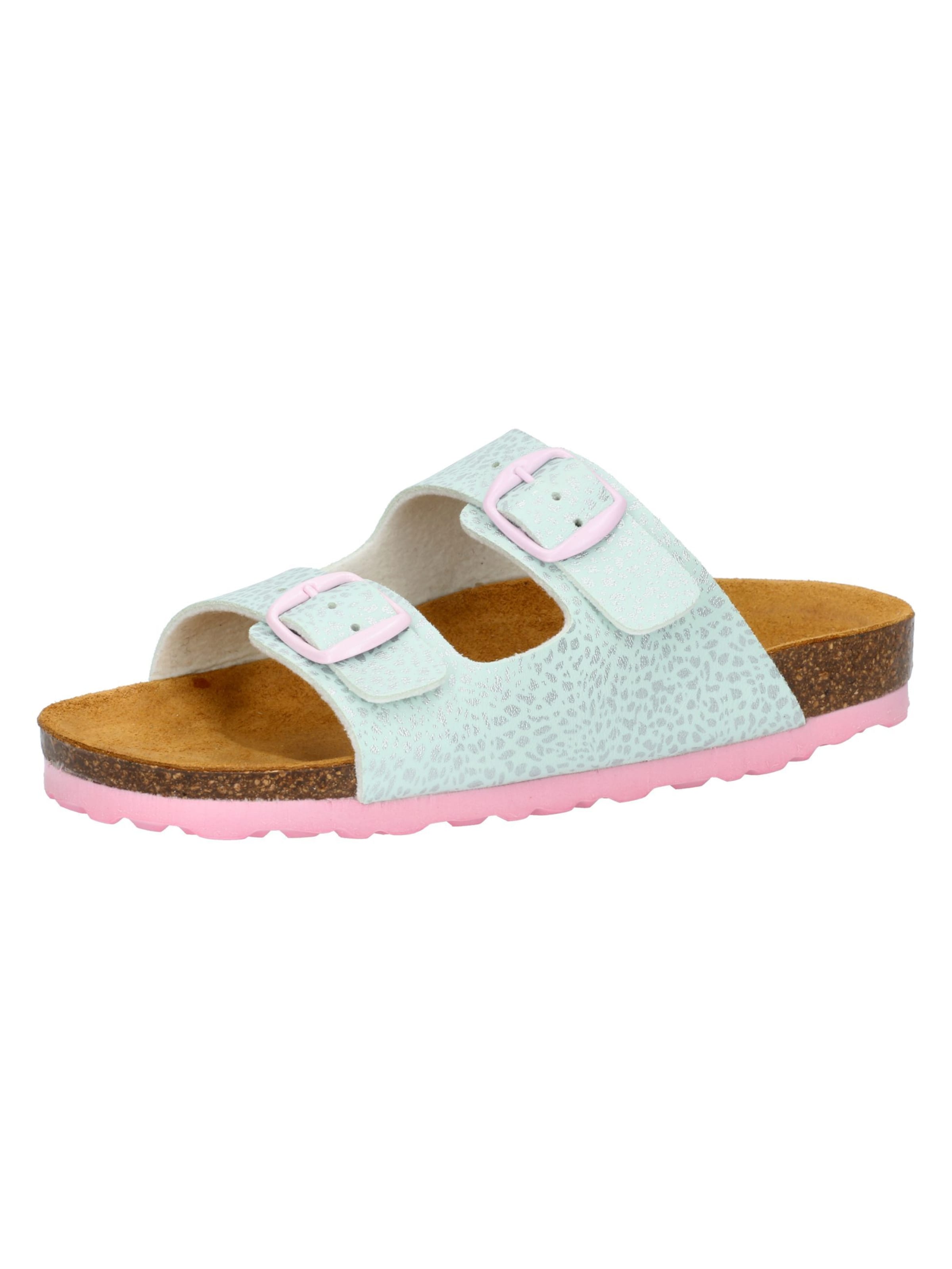LICO Pantolette 'Bioline Rocky' in Pink: Vorderseite