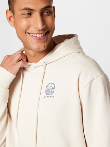Hailys Men - Sweatshirt 'Gary' em branco