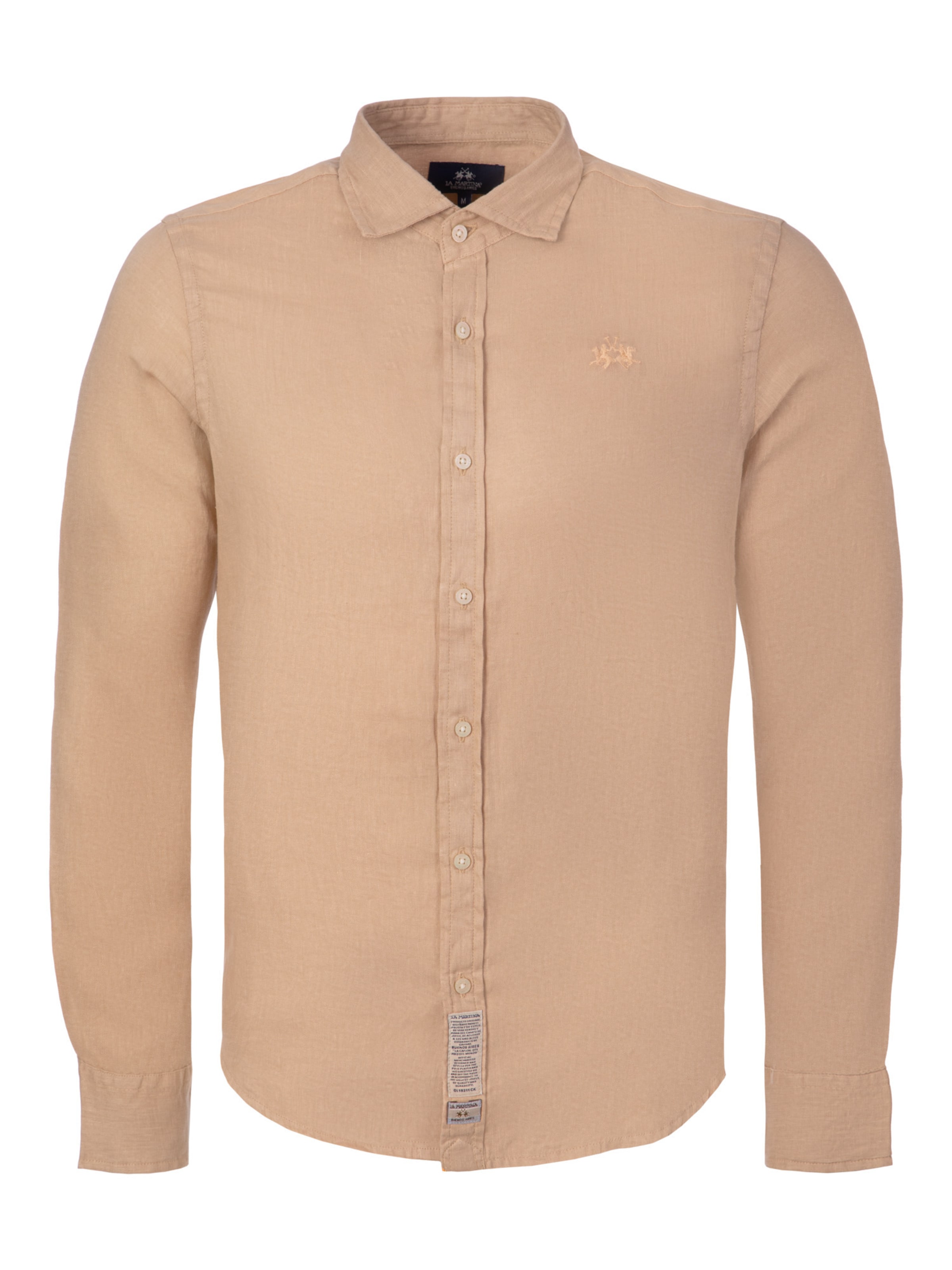 La Martina - Ajuste regular Camisa en marrón: frente