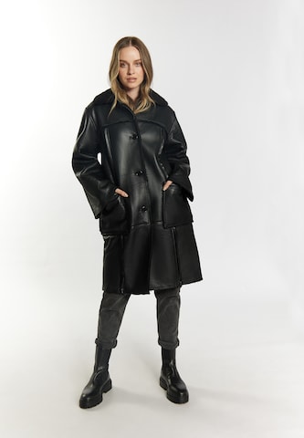 DreiMaster Vintage Winter coat in Black