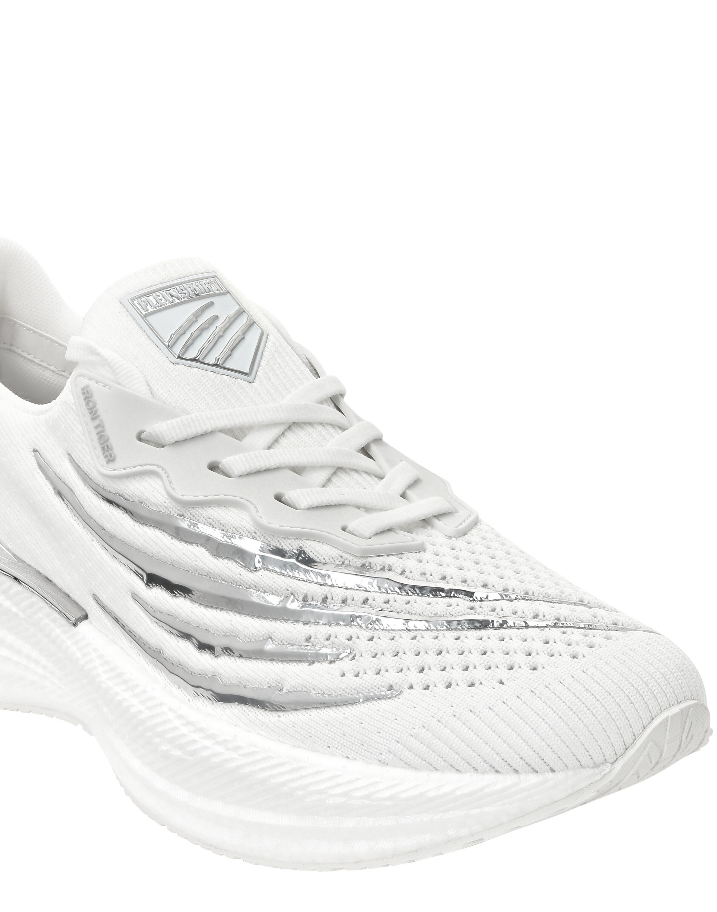 Plein Sport - Sapatilhas baixas 'Tiger' em branco