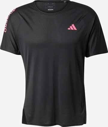 ADIDAS PERFORMANCE Functioneel shirt 'Adizero ' in Zwart: voorkant